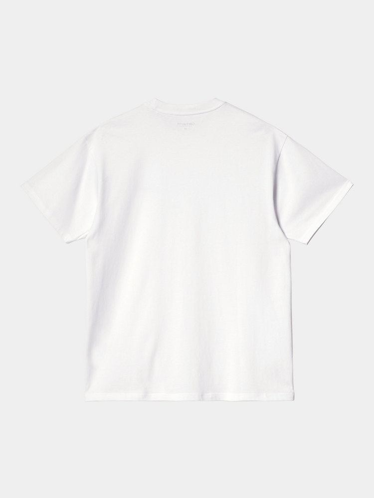 CARHARTT WIP S/S SCRIPT EMBROIDERY T SHIRT WHITE