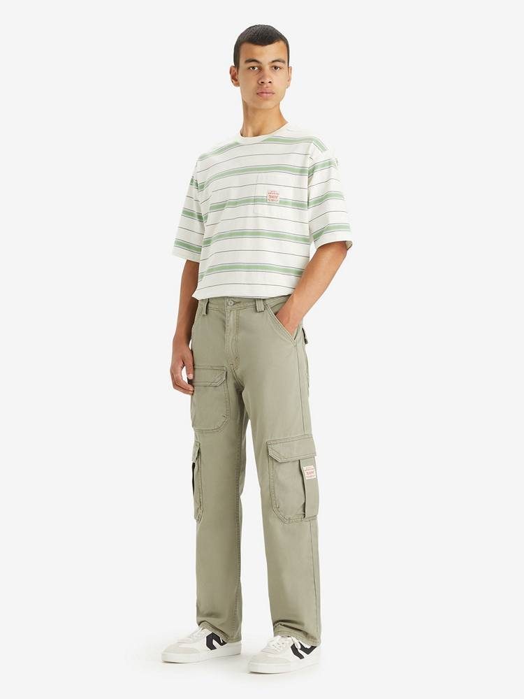 LEVIS STAY LOOSE CARGO PANT GREENS
