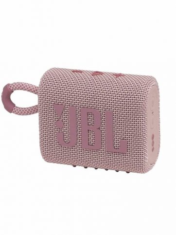 JBL® JBL GO3, Portable Bluetooth Speaker, Waterproof IP67, (Pink)