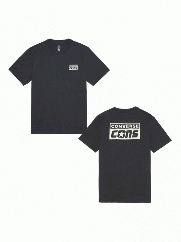 ALL STAR CONVERSE CONVERSE CONS GRAPHIC TEE BLACK