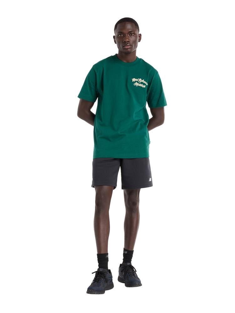 NEW BALANCE ATHLETICS RELAXED LEAGUE MARSH GREEN TEE