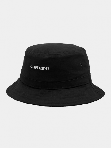 CARHARTT WIP CARHARTT WIP S/S  SCRIPT BUCKET HAT BLACK